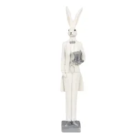 6PR4036 Clayre & Eef Figur Hase Kaninchen 32 cm weiss...