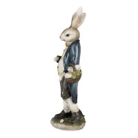 6PR4027 Clayre & Eef Figur Hase 25 cm braun/blau...