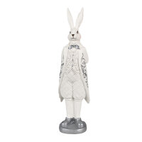 6PR4038 Clayre & Eef Figur Hase Kaninchen 30 cm weiss...