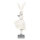 6PR4048 Clayre & Eef Figur Hase Kaninchen 37 cm weiss Polyresin Frühling Osterdeko