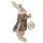 6PR1253 Clayre & Eef Figur Hase mit Taschenuhr goldfarbig 25 cm Polyresin Osterdeko