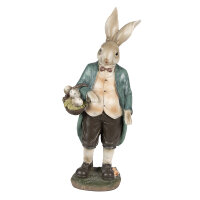 6PR4023 Clayre & Eef Figur Hase 38 cm braun/grün...