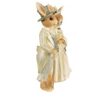 6PR5019 Clayre & Eef Figur Hase Kaninchen 21 cm...