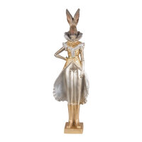 6PR3596 Clayre & Eef Figur Hase Hasenfrau edel 44 cm...