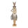 6PR3596 Clayre & Eef Figur Hase Hasenfrau edel 44 cm goldfarbig Polyresin Osterdeko