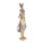 6PR3596 Clayre & Eef Figur Hase Hasenfrau edel 44 cm goldfarbig Polyresin Osterdeko