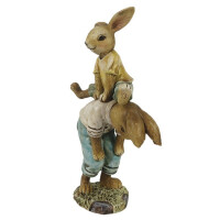 6PR3275 Clayre & Eef Figur Kaninchen Hase Vater mit...