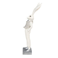 6PR4047 Clayre & Eef Figur Hase Kaninchen 36 cm weiss...