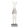 6PR4047 Clayre & Eef Figur Hase Kaninchen 36 cm weiss Polyresin Frühling Osterdeko