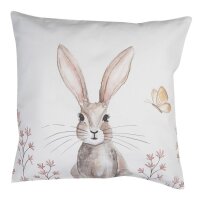 REB21 Clayre & Eef Deko-Kissenbezug Hase 40 x 40 cm...