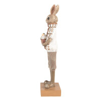 6PR5000 Clayre & Eef Figur Hase mit Cupcake 28 cm...