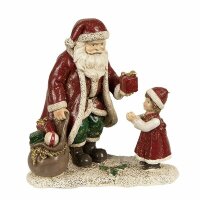 6PR3927 Clayre & Eef Figur Weihnachtsmann mit...