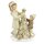 6PR4797 Clayre & Eef Figur Winterkinder mit Weihnachtsbaum Kinder 14 cm Winterdeko