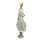 6PR3590 Clayre & Eef Figur Hase Hasenfrau edel 44 cm grün Polyresin Osterdeko