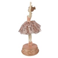 65253 Clayre & Eef Spieluhr Ballerina rosa Ø...