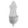 6Y4784 Clayre & Eef Dekoration Wandbrunnen/Pflanzenhalter weiss-grau Metall 24x10x47 cm