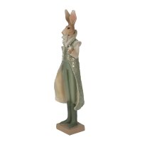 6PR3591 Clayre & Eef Figur Hase edel 33 cm grün...