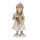 6PR4667 Clayre & Eef Figur Winterkind 19 cm Kind Mädchen mit Puppe grau/weiss Polyresin