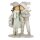 6PR4803 Clayre & Eef Figur Winterkinder 18 cm Kinder silberfarben/weiß Polyresin