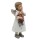 6PR1134 Clayre & Eef Figur Engel mit Puppe weiß 14 cm Polyresin Weihnachtsdeko