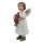 6PR1134 Clayre & Eef Figur Engel mit Puppe weiß 14 cm Polyresin Weihnachtsdeko