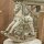 6PR0037 Clayre&Eef Nostalgisches Schaukelpferd 30 x 8 x 27 cm weiss Polyresin Weihnacht