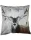 KT021.336 Clayre & Eef Kissenbezug 45 x 45 cm Hirsch Kissenhülle grau Polyester