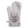 GTW44 Clayre & Eef Ofenhandschuh Hirsch Motive beidseitig 100% Baumwolle