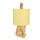 6LMC0013GOY Clayre & Eef Tischlampe Hasenlampe Polyresin 43 cm Gold/Gelb