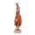 6PR5036 Clayre & Eef Figur Hase Häsin 33 cm orange Polyresin Osterdeko