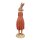 6PR5036 Clayre & Eef Figur Hase Häsin 33 cm orange Polyresin Osterdeko