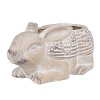 6TE0543 Clayre & Eef Blumentopf Kaninchen Hase...